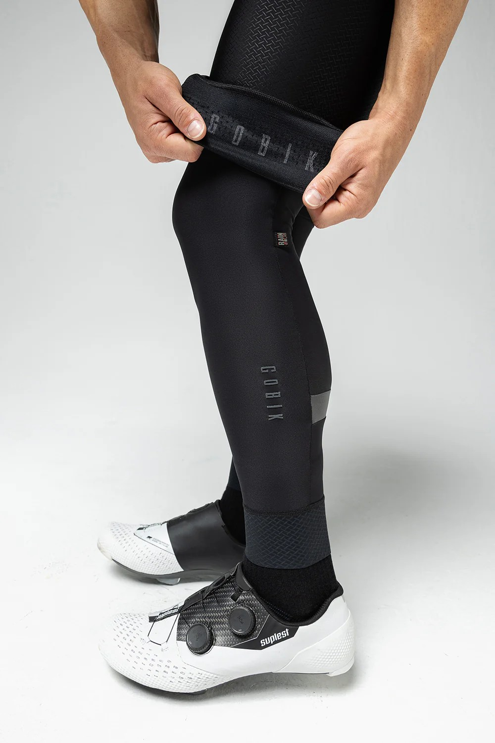 Gobik Kaba Pitch Black Thermal Leg Warmers | Unisex