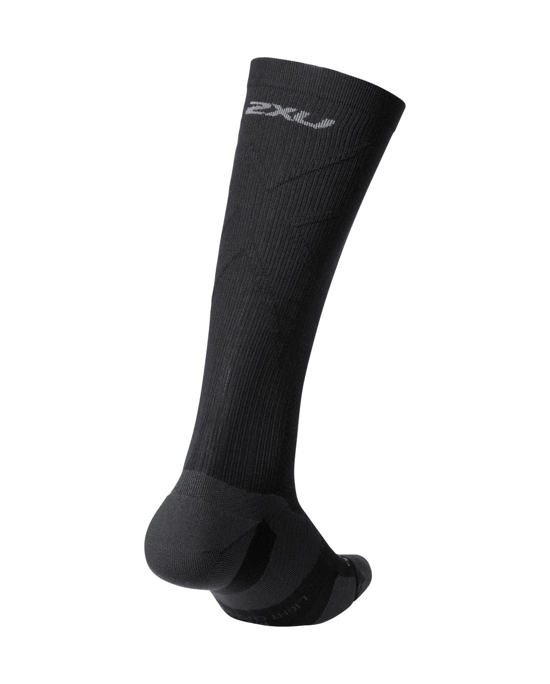 2XU Vectr Light Cushion Full Length socks in Black / Titanium – alternate product view