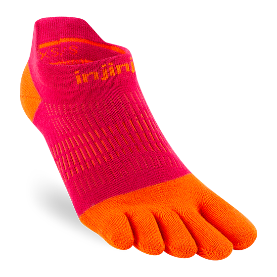 Injinji Women's Run Lightweight No-Show Socks Xciter Sports