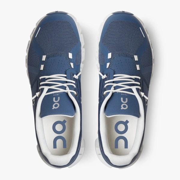Women's On Cloud 5 - Denim White - Xciter Sports