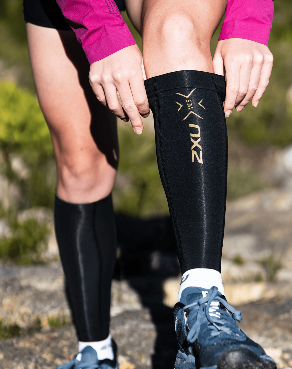 Light Speed Compression Calf Guards – 2XU South Africa