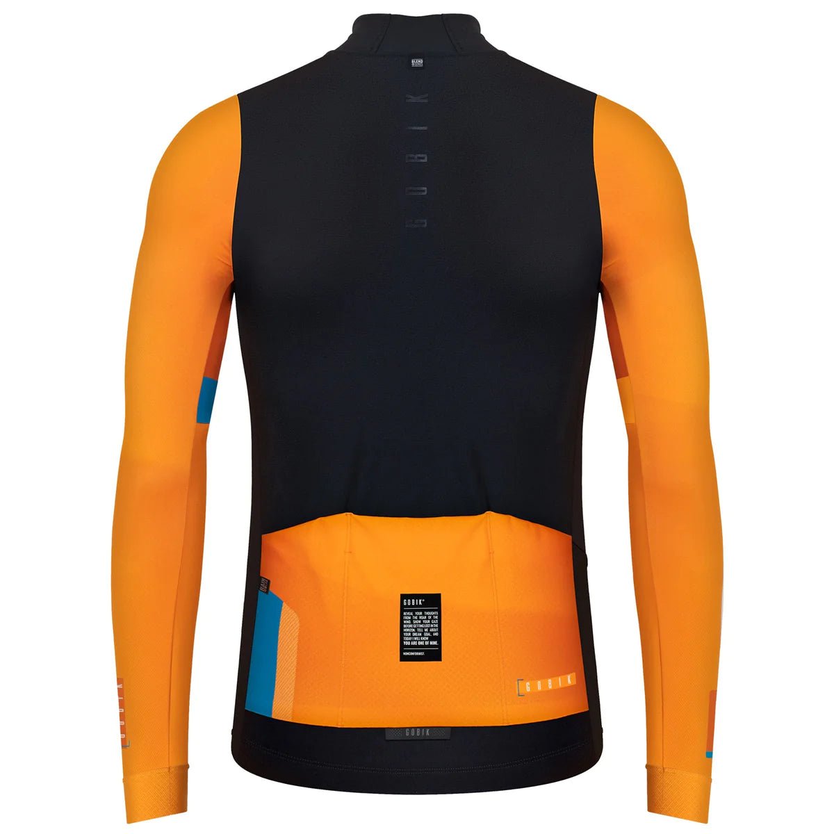 Gobik men's light cycling jacket in Mist Blend Russet – alternate product view