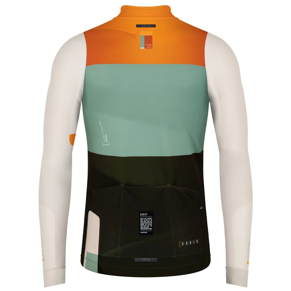 Gobik Cobble Hunter men's long-sleeve cycling jersey – alternate product view