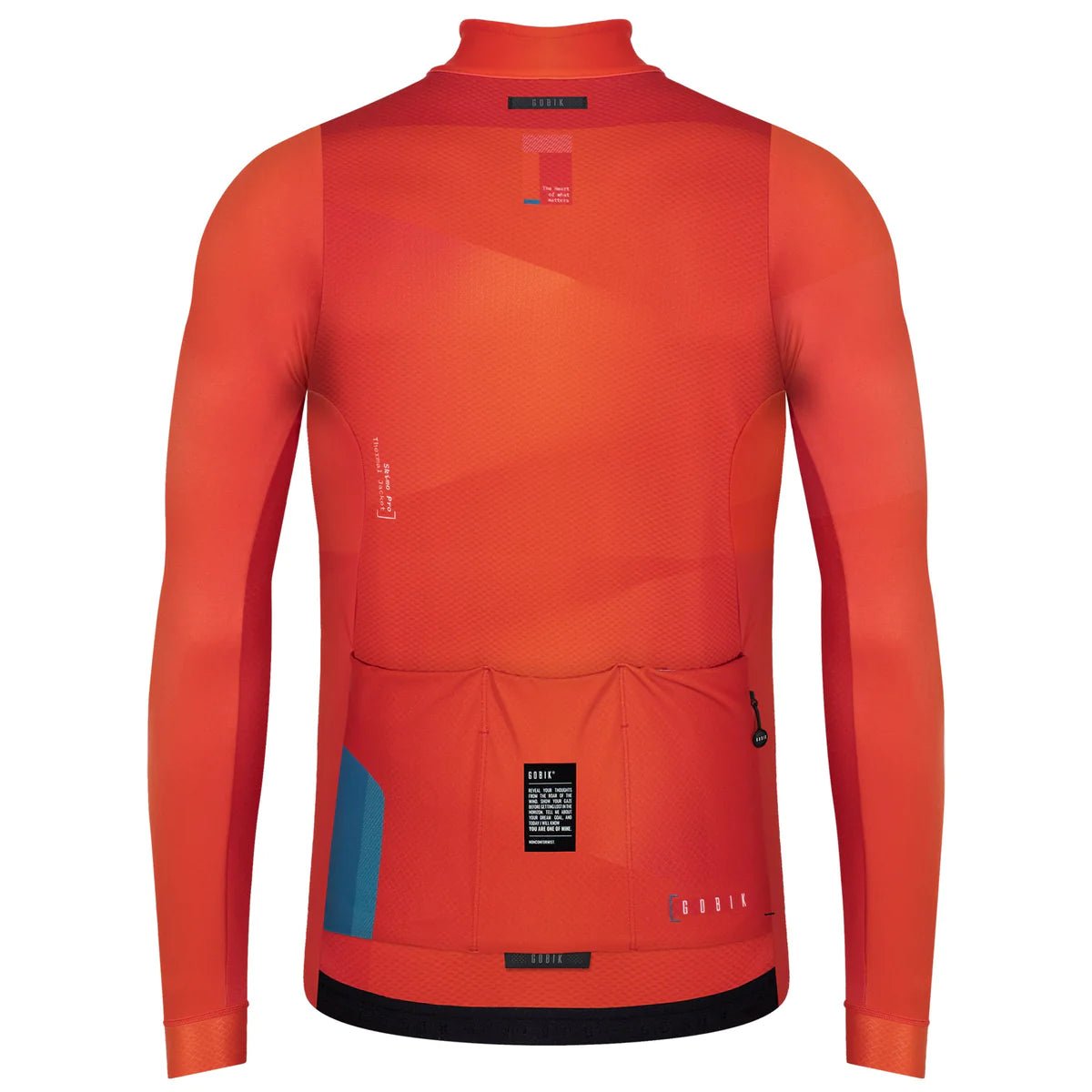 Gobik Skimo Pro men's heavy winter cycling jacket in Scarlet – alternate product view