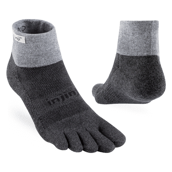 Injinji Trail Midweight Mini-Crew – COOLMAX EcoMade, Blister Prevention | Xciter