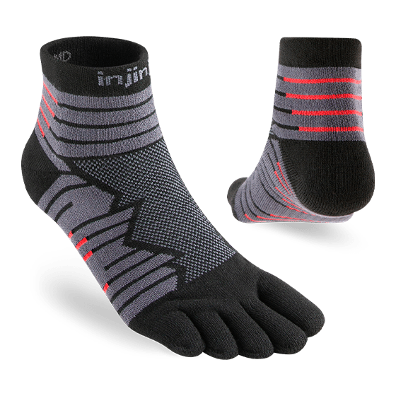 Injinji Ultra Run Mini-Crew – Midweight Terry Cushion, Moisture-Wicking | Xciter
