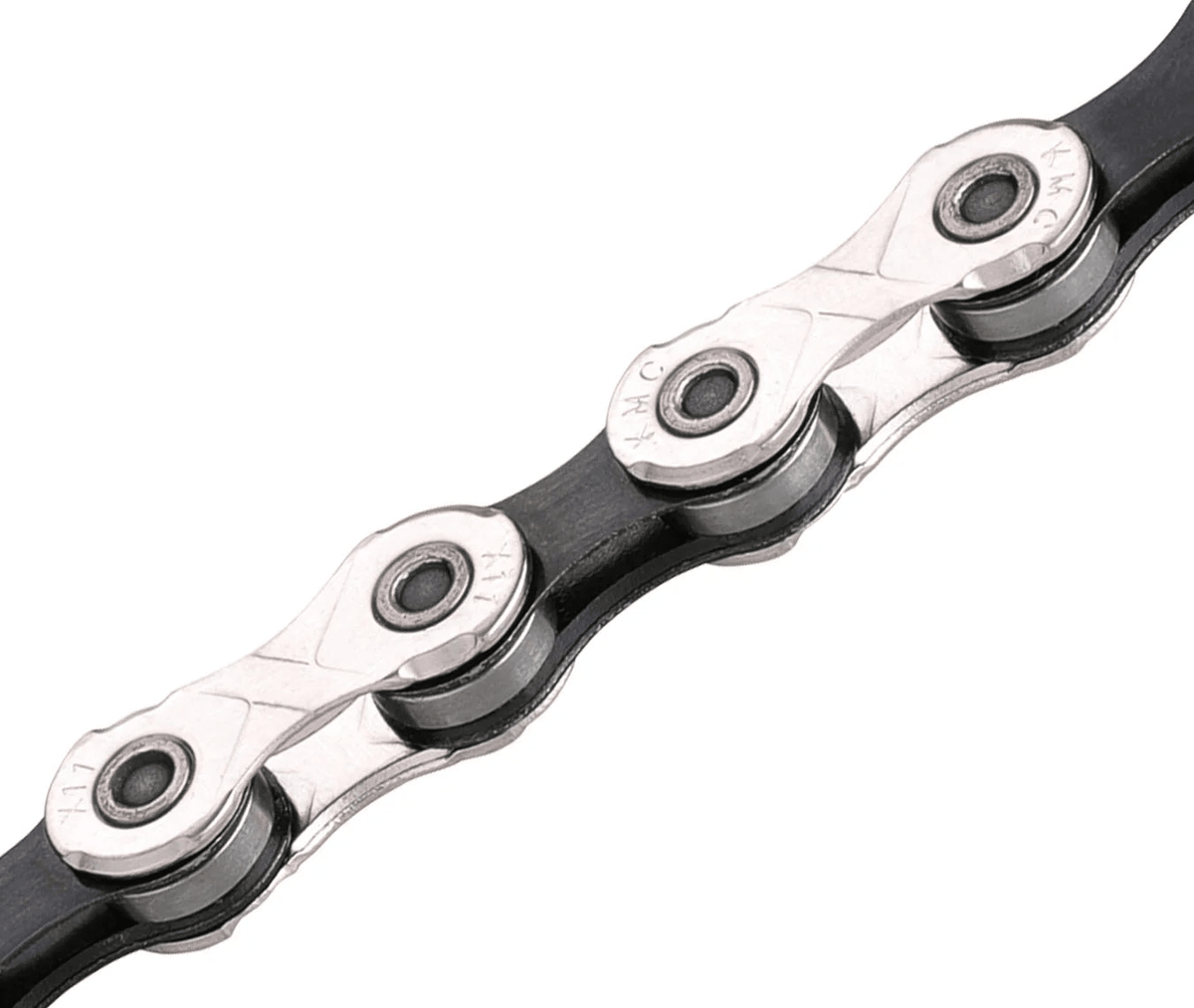 KMC X11 11-speed bicycle chain 118 links in Silver / Black – alternate product view