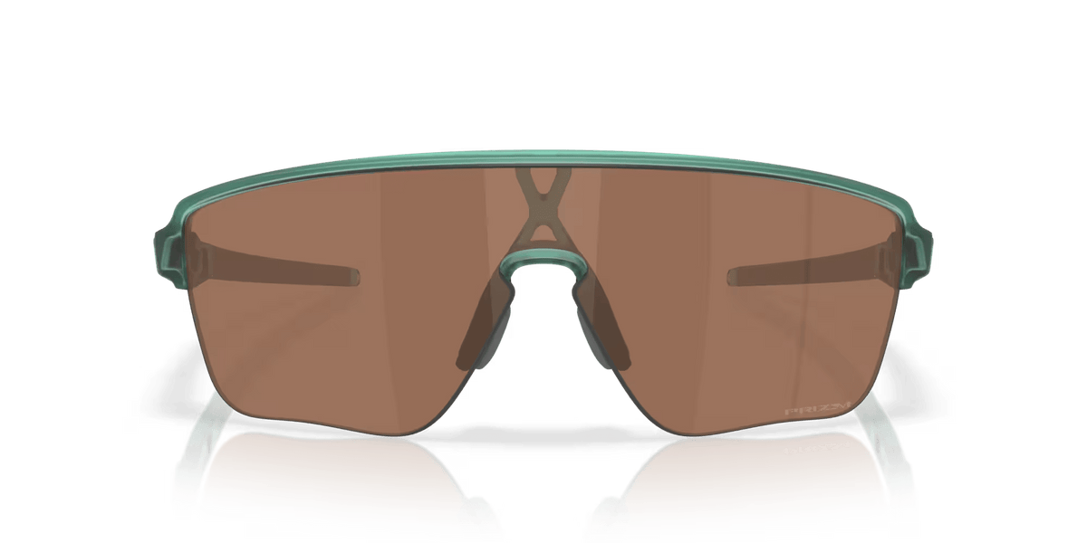 Oakley Corridor performance sunglasses in Matte Transparent Pacific with Prizm Tungsten lens – additional product view