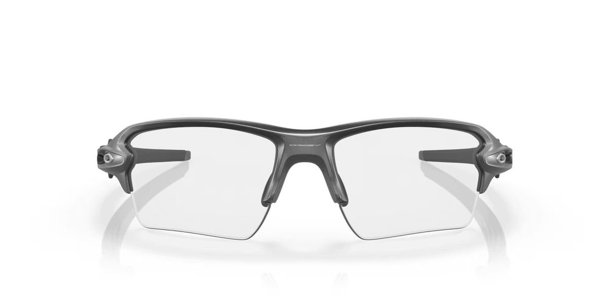 Oakley Flak 2.0 XL performance sunglasses in Steel with Clear to Black photochromic lens – additional product view