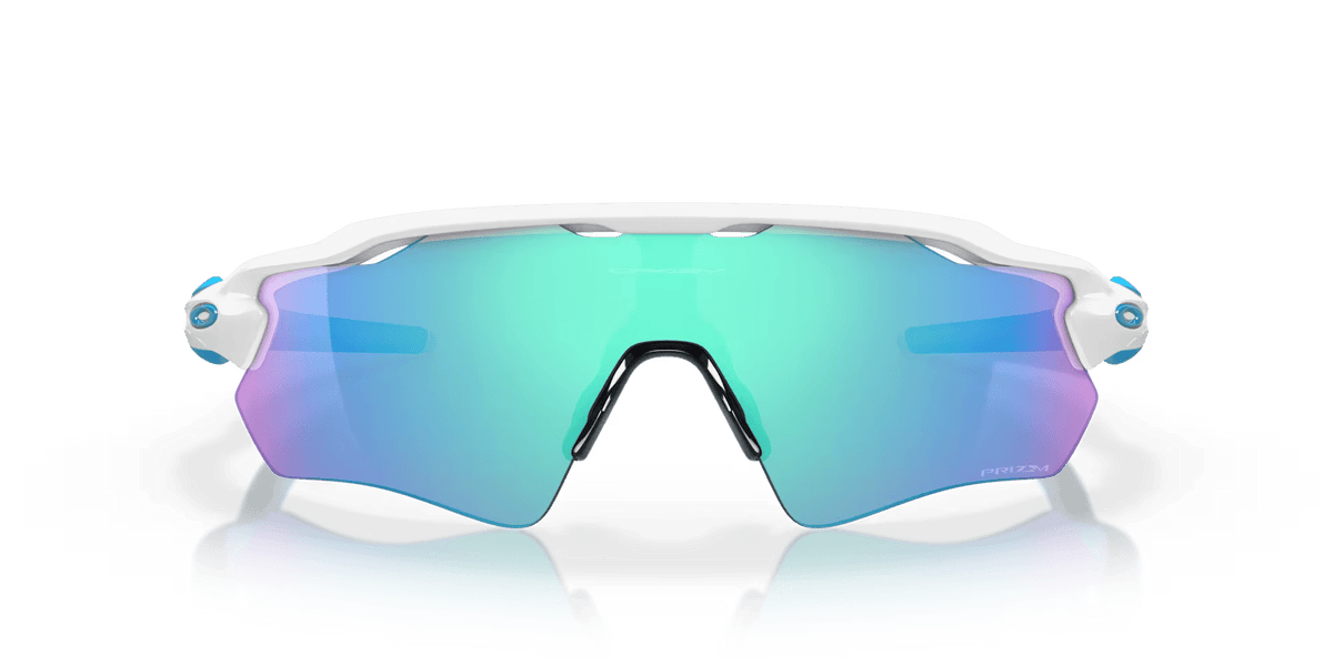 Oakley Radar EV Path performance sunglasses in Polished White with Prizm Sapphire lens – additional product view