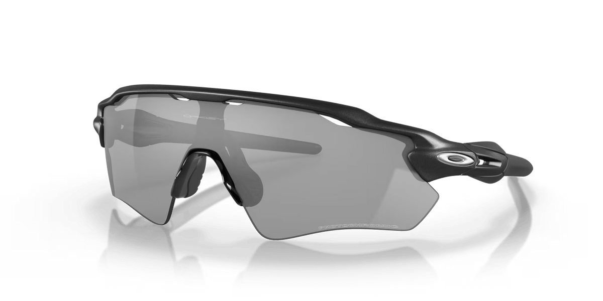 Oakley Radar EV Path performance sunglasses in Steel with Clear to Black photochromic lens – additional product view
