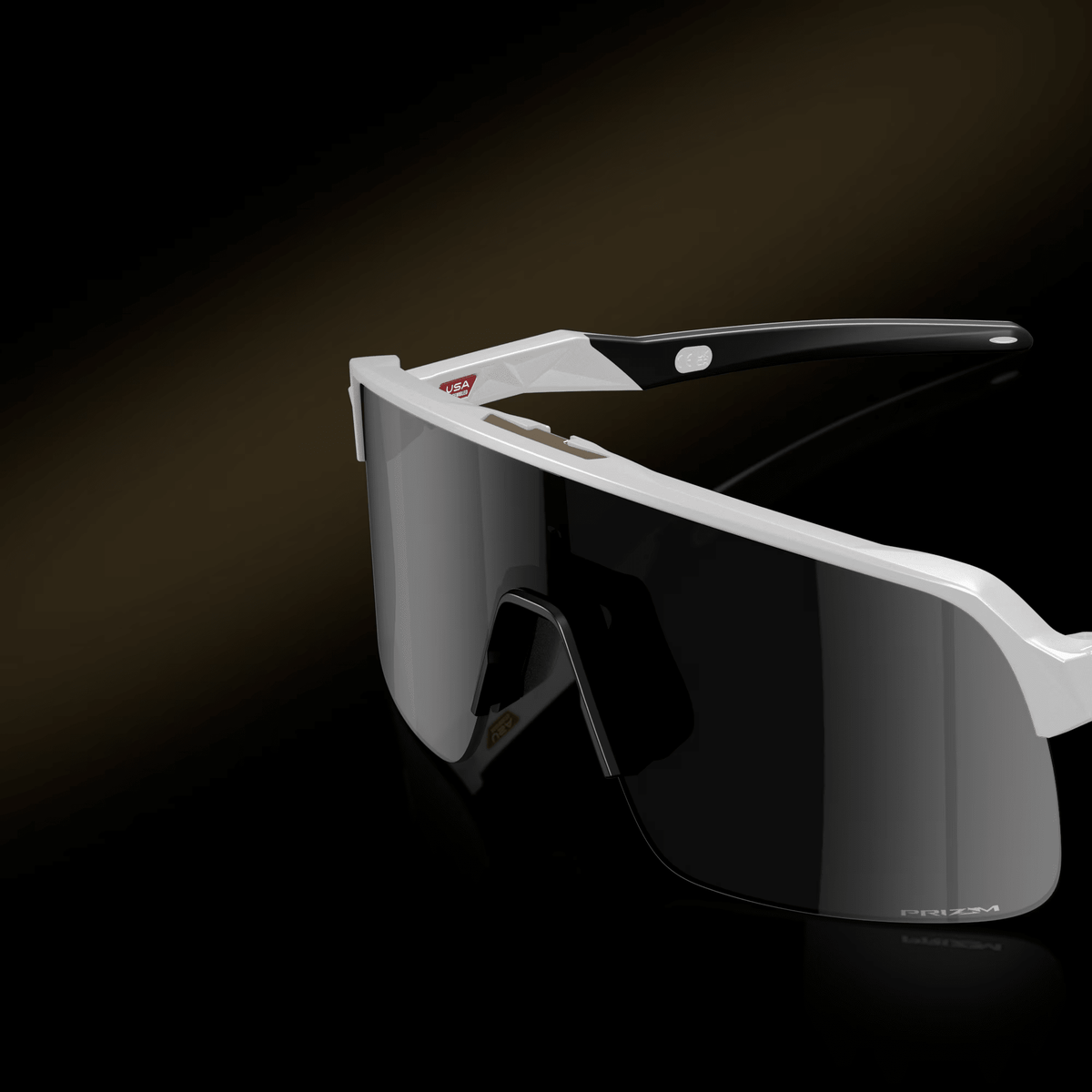 Oakley Sutro Lite performance sunglasses in Matte White with Prizm Black lens – additional product view