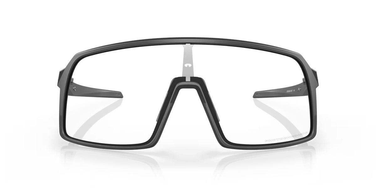 Oakley Sutro performance sunglasses in Matte Carbon with Clear to Black photochromic lens – additional product view
