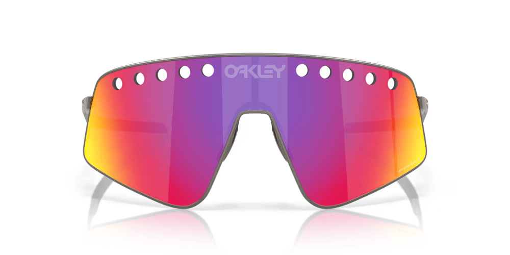 Oakley Sutro TI Sweep performance sunglasses in Matte Gunmetal with Prizm Road lens – additional product view