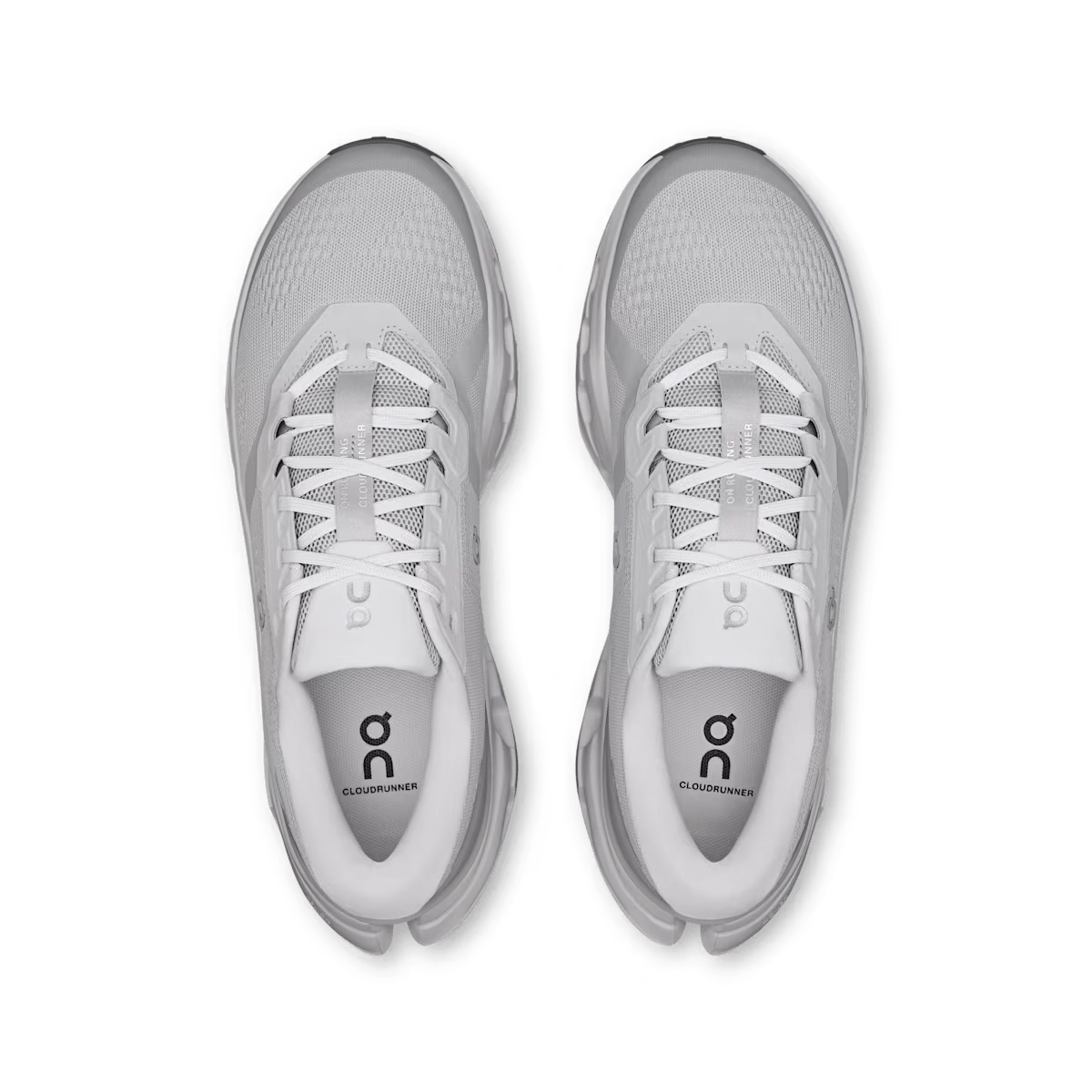 On Cloudrunner 3 men's road running shoes in Glacier | Alloy