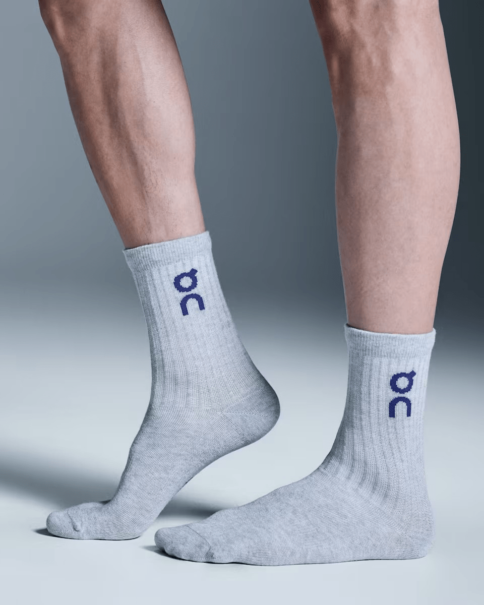 On Logo Socks High 3-Pack in Wash / Navy – alternate product view