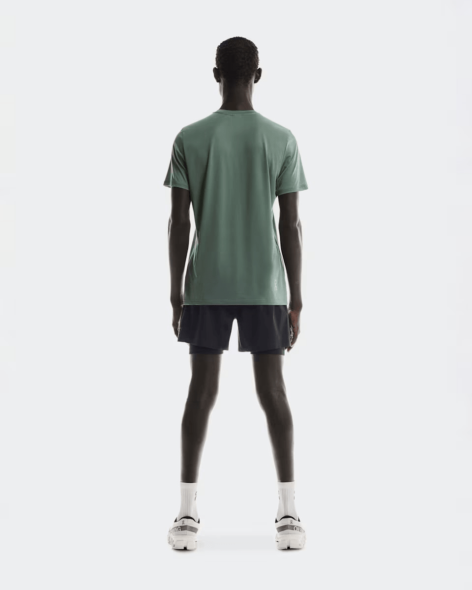 On men's Core-T running T-shirt – alternate product view