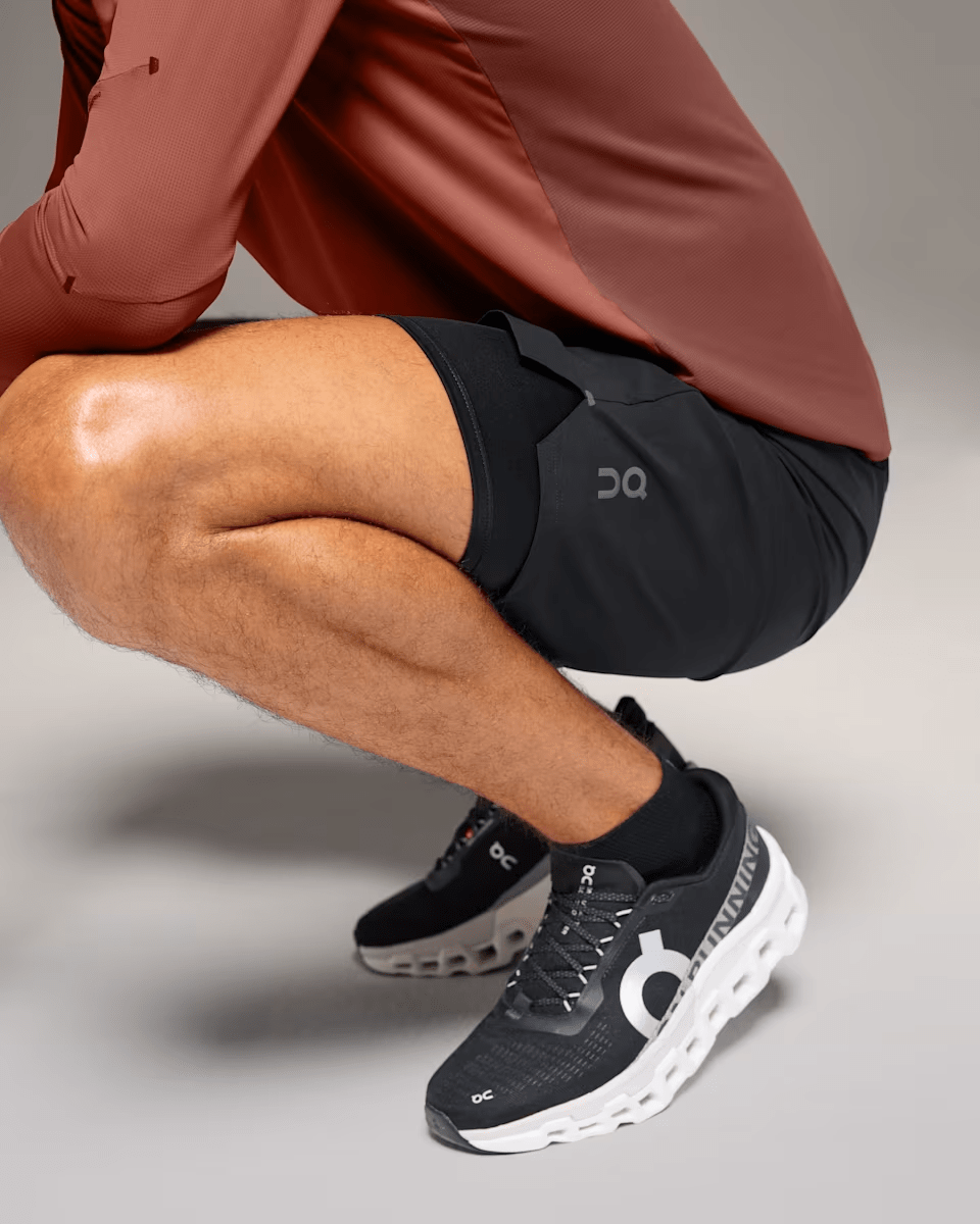 On men's Performance Hybrid 2-in-1 running shorts – alternate product view
