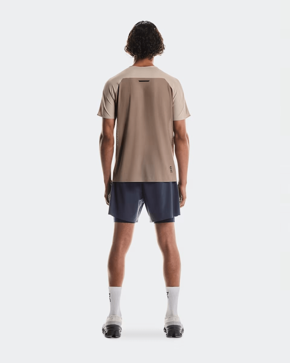 On men's Performance-T running shirt – alternate product view