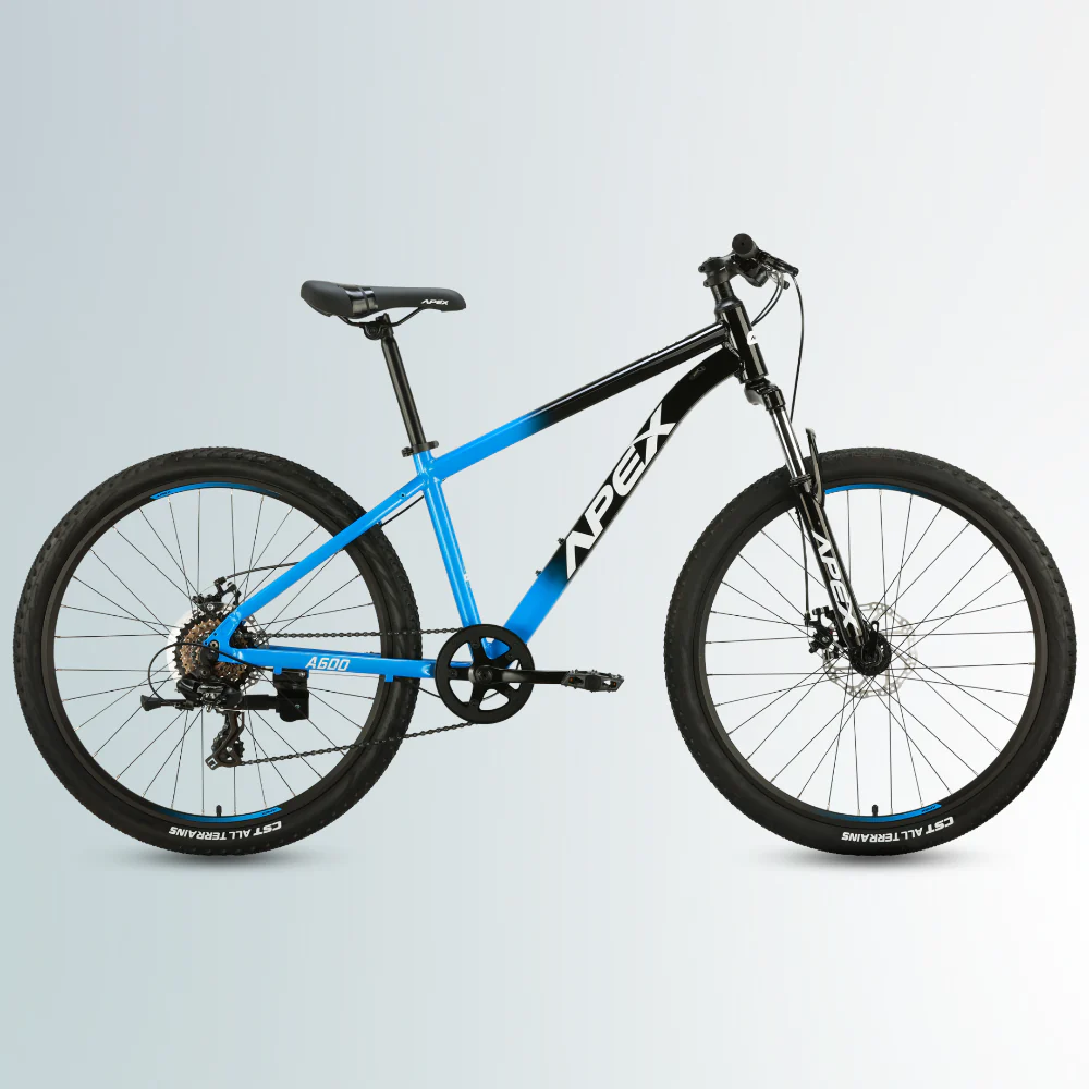 Apex Bicycles A600 Men's 26 inch Alloy MTB Black/Blue