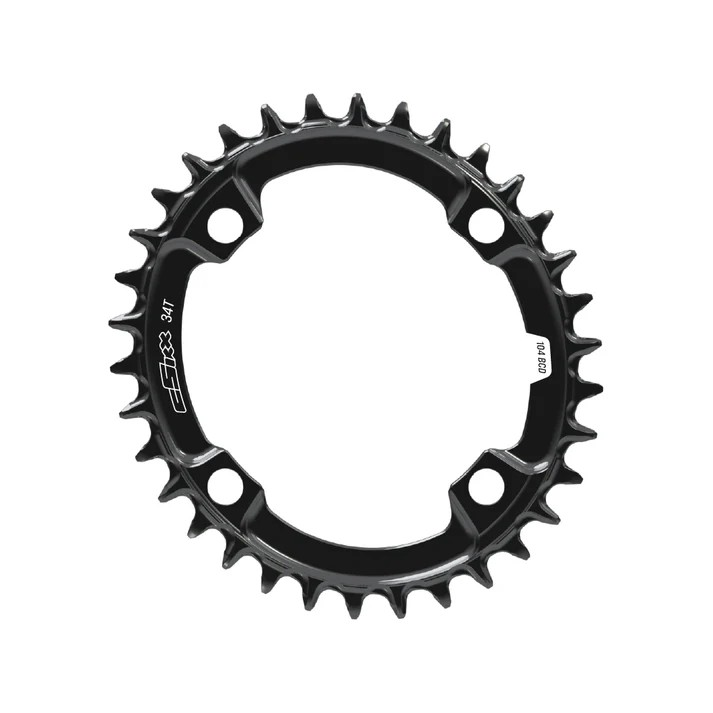 CSIXX TT Chainring 104 BCD OVAL 34T |Black