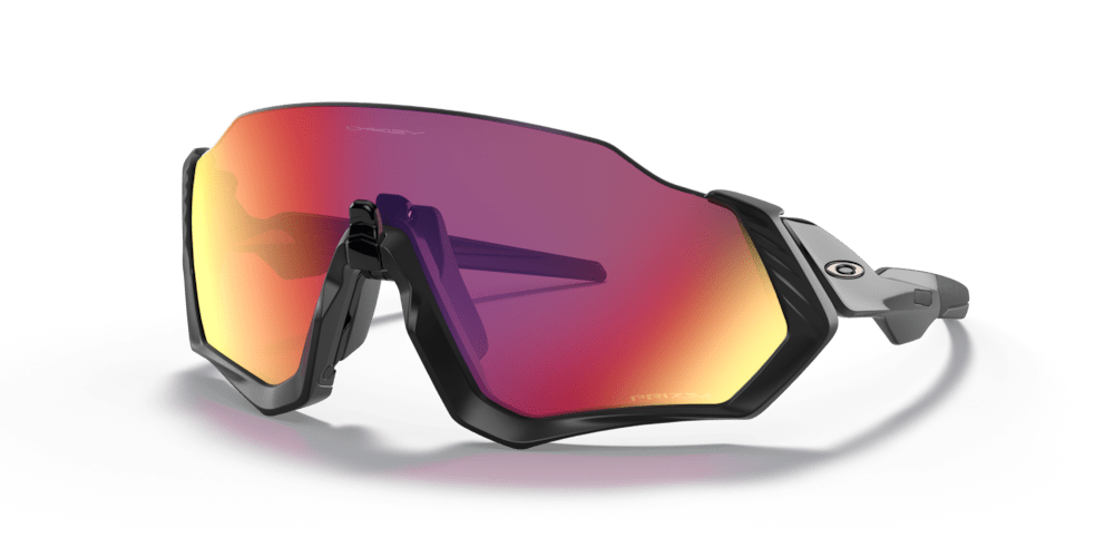 Oakley Flight Jacket performance sunglasses in Matte Black with Prizm Road lens – additional product view