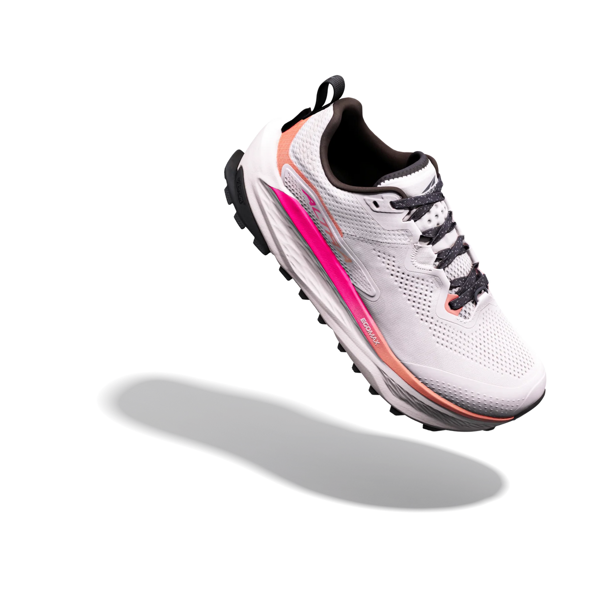 Altra Olympus 7 Women's trail running shoes Coconut Cream and Pink Glow alternate view