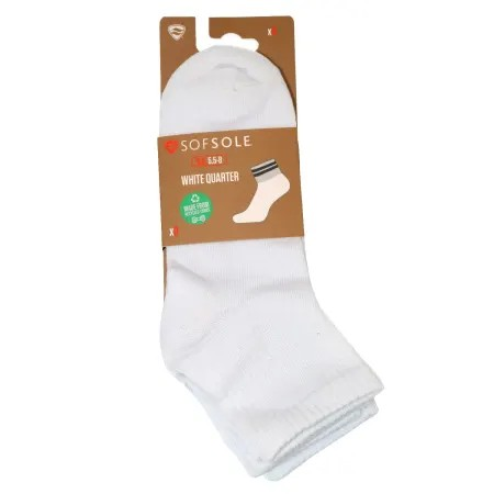 Sof Sole Recycled Quarter Socks | 3- Pack