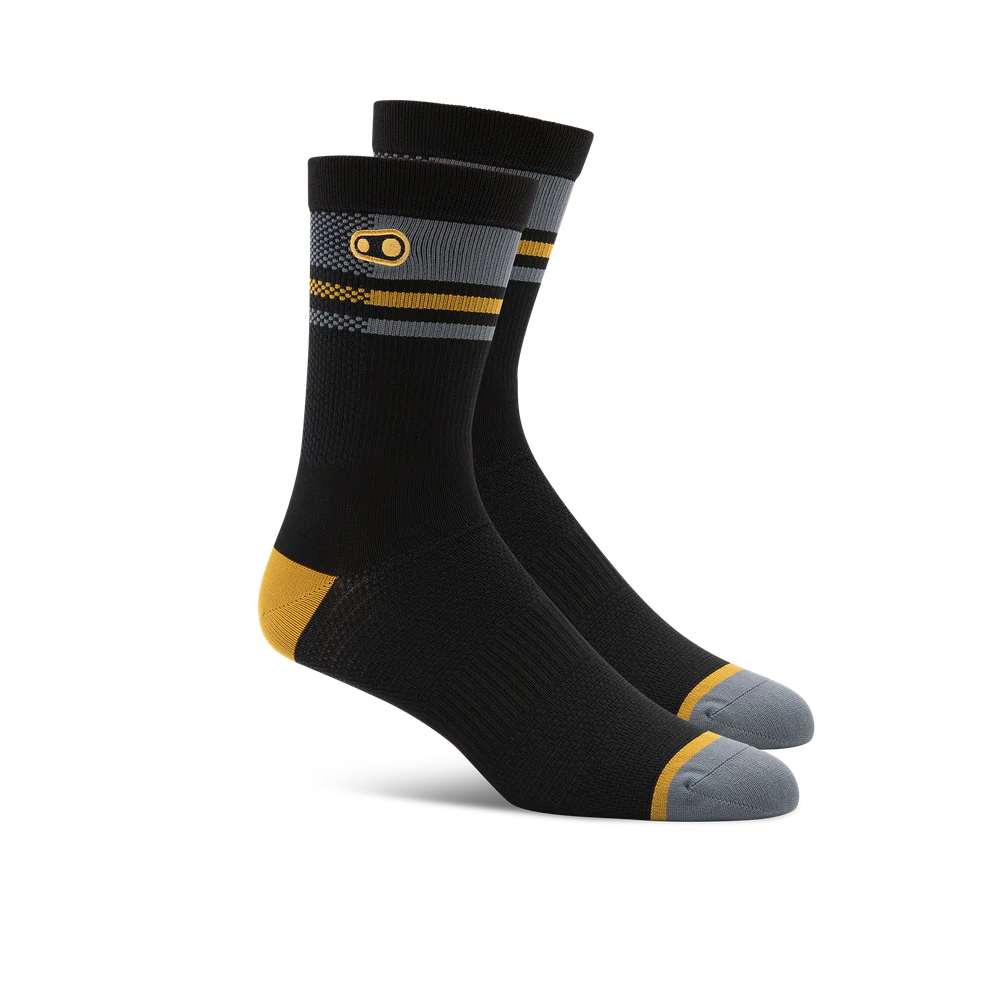 Crankbrothers Icon MTB Socks - Black | Gold