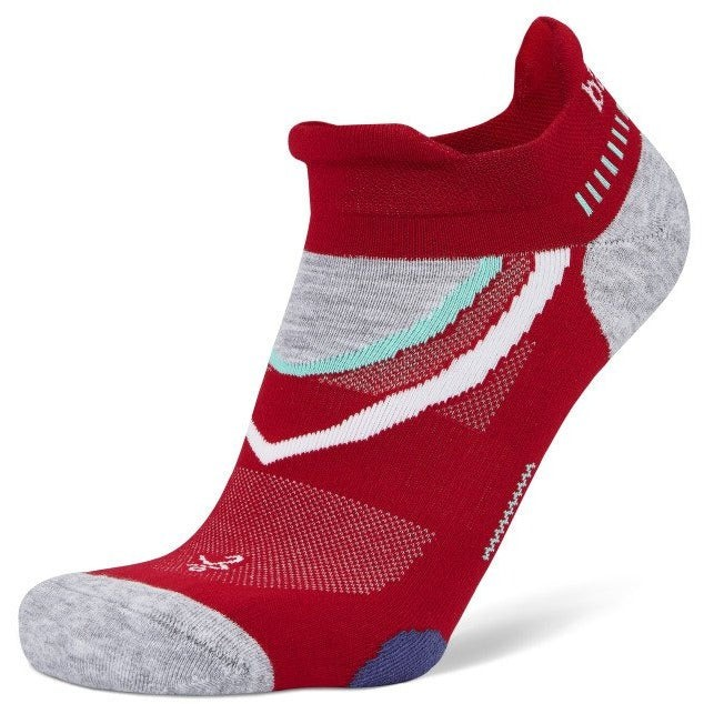 Balega Ultraglide Bright Red/Mid Grey