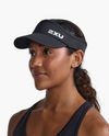 2XU Run Visor OSFA | Black