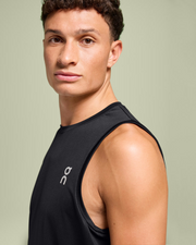 Black On Core Tank men's sleeveless top, regular fit for running and everyday wear.