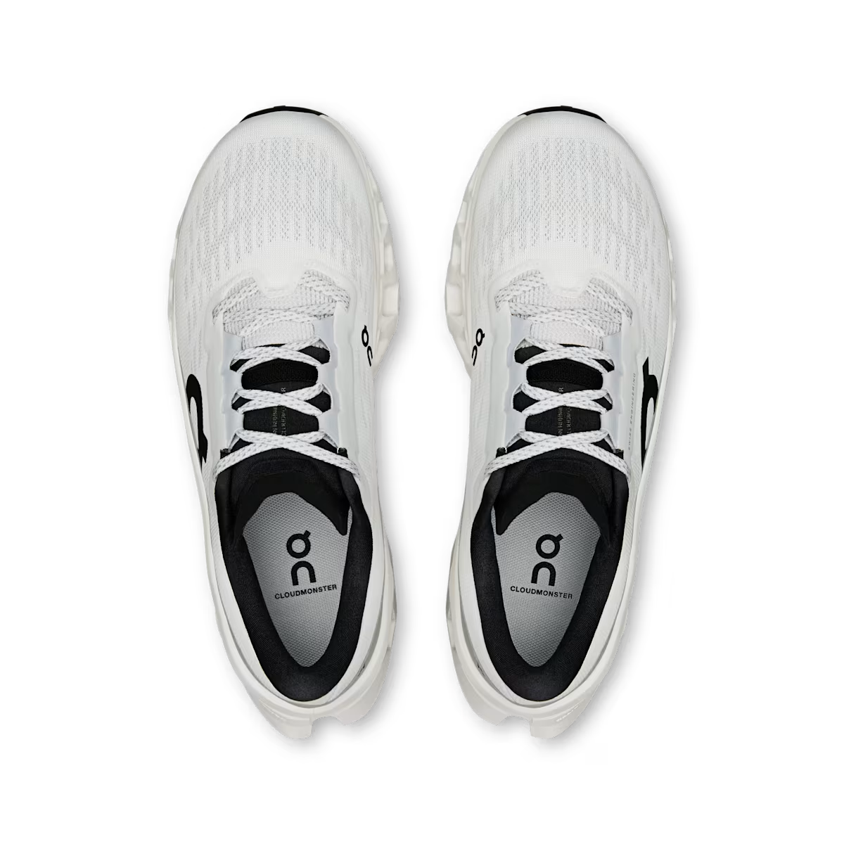 Women's On Cloudmonster 3 running shoe in White White - product view 5