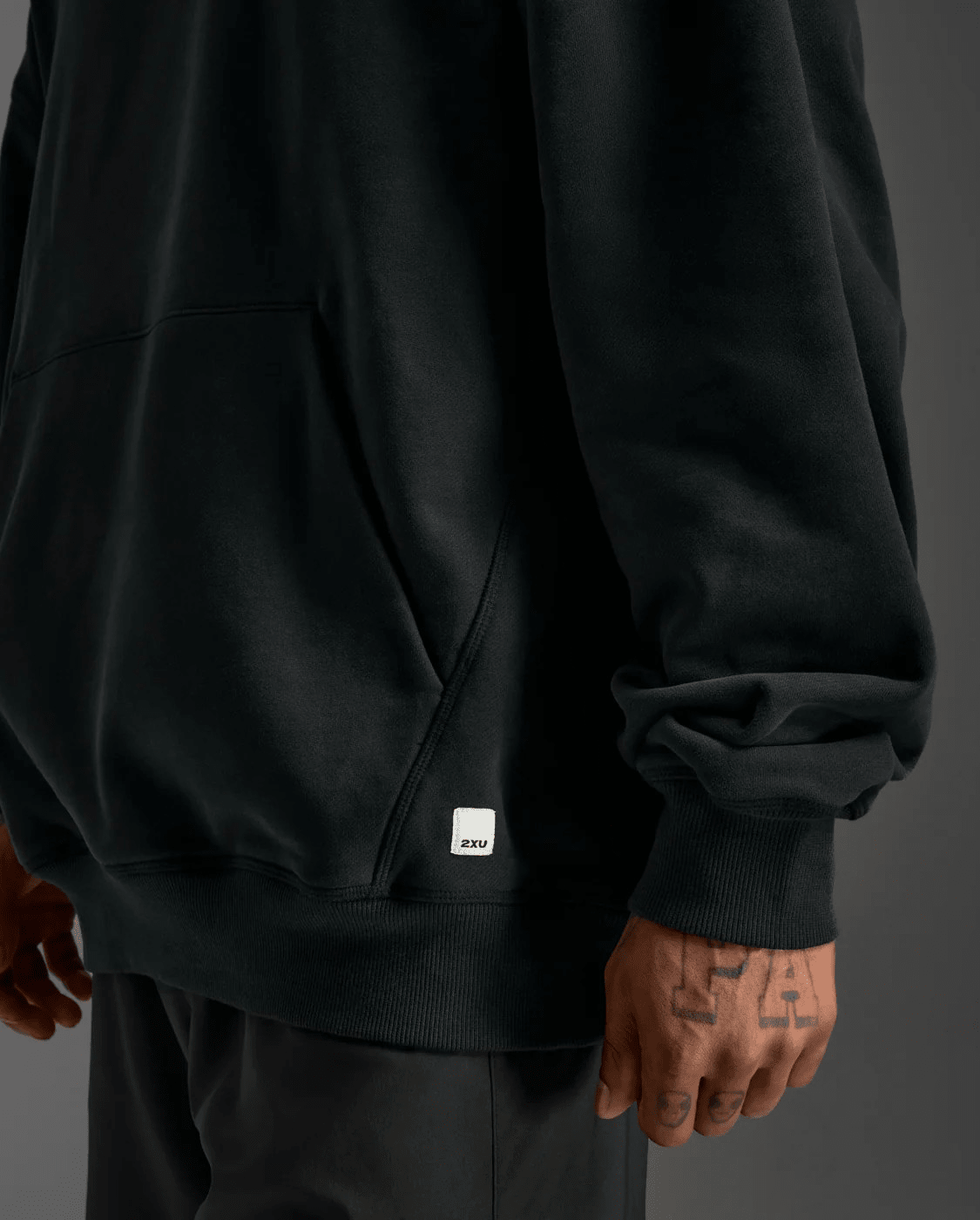 2XU EZ Oversized Organic Cotton Hoodie | Unisex Training Fleece - 8 - Xciter Sports Apparel