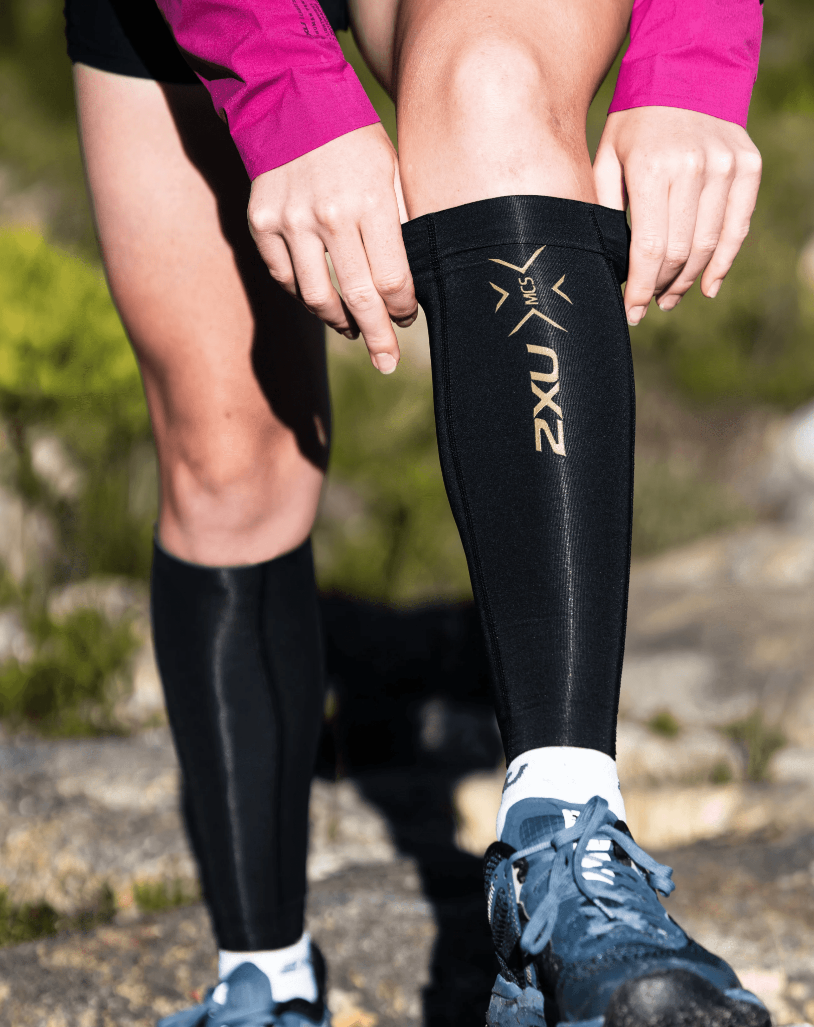 2XU Light Speed Compression Calf Guards - 3 - Xciter Sports Apparel