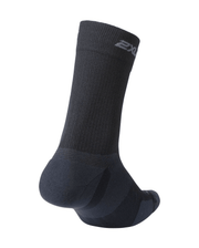 2XU Vectr Light Cushion Crew Socks – Black/Titanium - 2 - Xciter Sports Apparel