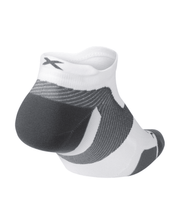 2XU Vectr Light Cushion No Show Socks – White/Grey - 2 - Xciter Sports Apparel