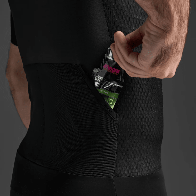 Men's 2XU Aero Hex Sleeved Trisuit - 6 - Xciter Sports Apparel