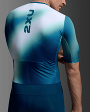 Men's 2XU Aero Hex Sleeved Trisuit - 11 - Xciter Sports Apparel