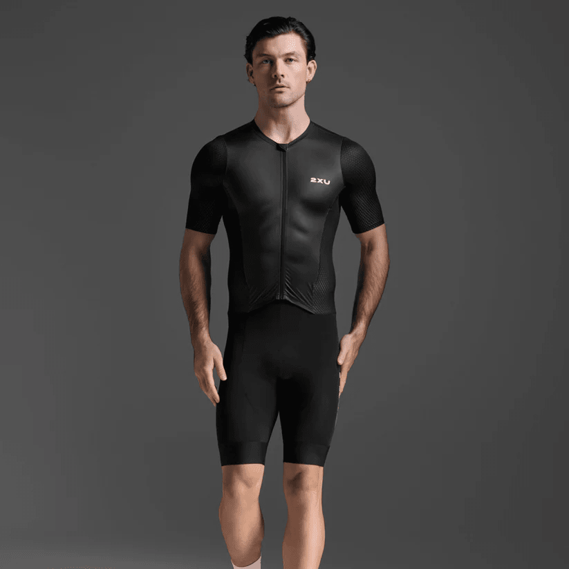 Men's 2XU Aero Hex Sleeved Trisuit - 1 - Xciter Sports Apparel