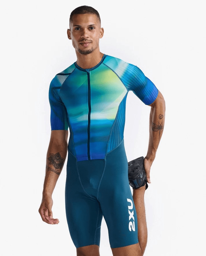 Men's 2XU Aero Sleeved Trisuit - 6 - Xciter Sports Apparel