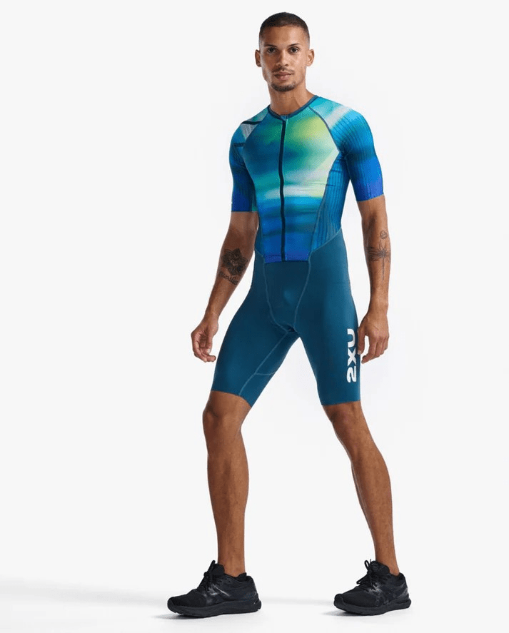 Men's 2XU Aero Sleeved Trisuit - 7 - Xciter Sports Apparel