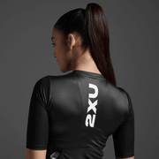 Women's 2XU Aero Hex Sleeved Trisuit - Aerodynamic Race Suit - 5 - Xciter Sports Apparel