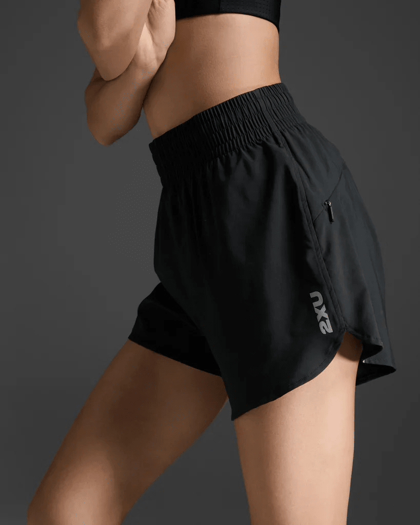 Women's 2XU Aero Hi - Rise 4" Shorts - Lightweight Running Shorts - 12 - Xciter Sports Apparel