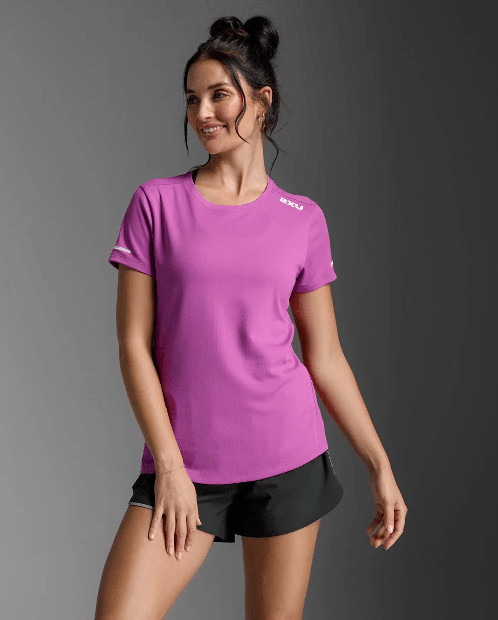 Women's 2XU Aero Tee - Moisture - Wicking Running Shirt - 1 - Xciter Sports Apparel