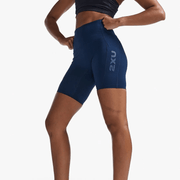 Women's 2XU Form Stash Hi - Rise Bike Shorts - 6 - Xciter Sports Apparel