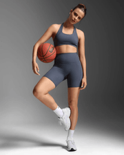 Women's 2XU Form Stash Hi - Rise Bike Shorts - 10 - Xciter Sports Apparel