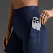 Women's 2XU Form Stash Hi - Rise Bike Shorts - 4 - Xciter Sports Apparel