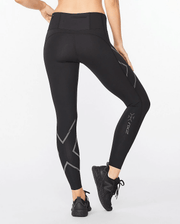 Women's 2XU Light Speed Mid - Rise Compression Tights - 8 - Xciter Sports Apparel