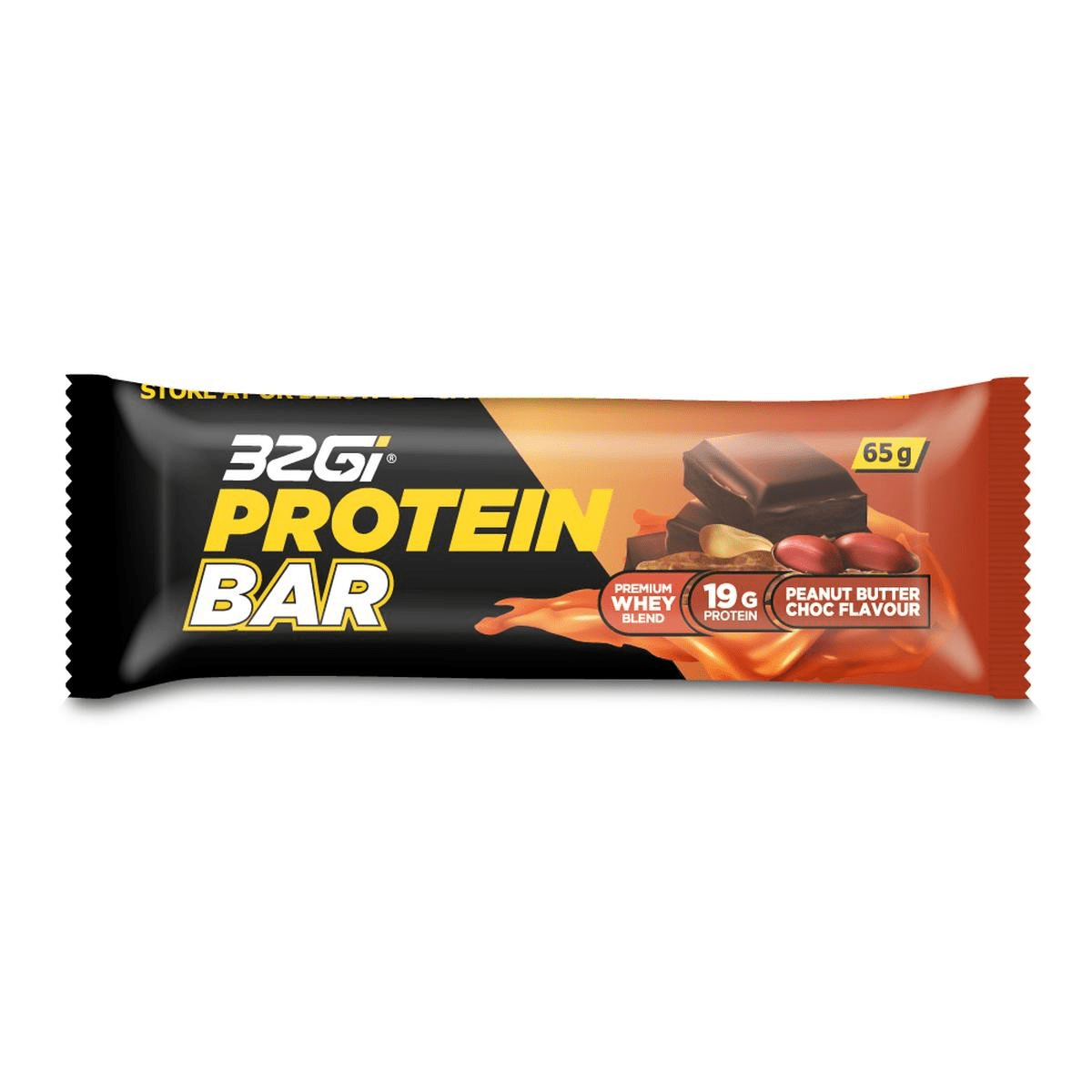 32Gi Protein Bar 65g - Premium Whey Blend